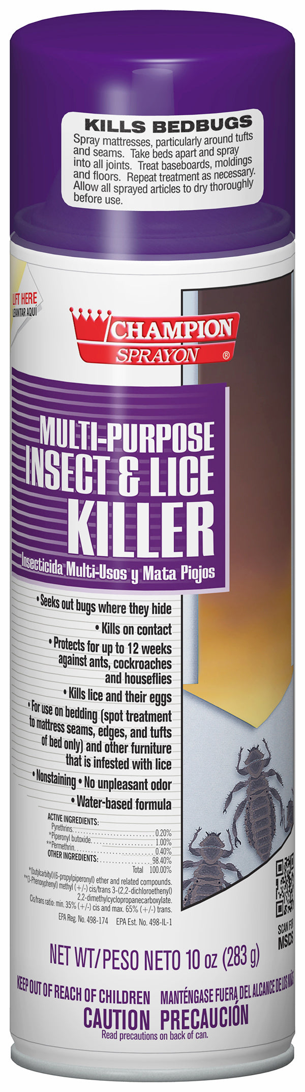 Aerosol Multi-Purpose Insect & Lice killer