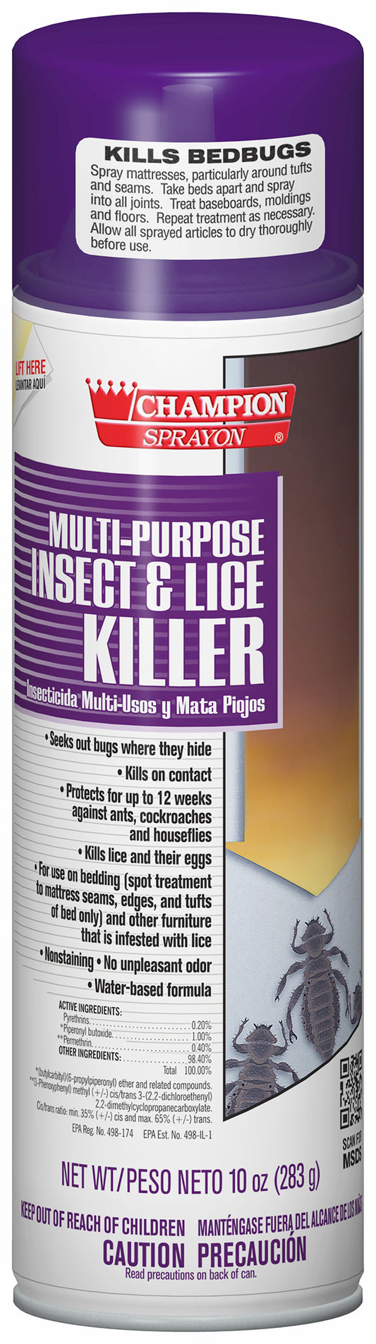 Aerosol Multi-Purpose Insect & Lice killer