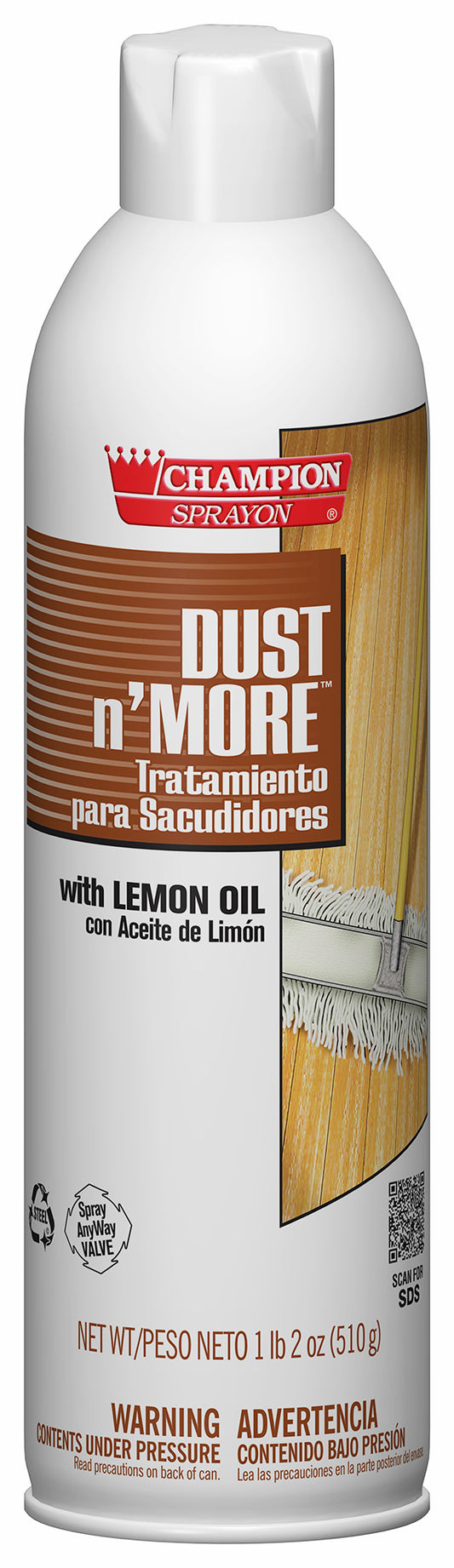 Aerosol DUST N' MORE Cloth & Dust Mop Treatment