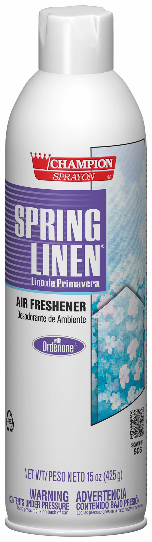 Aerosol Air Freshener 14 oz, Spring Linen