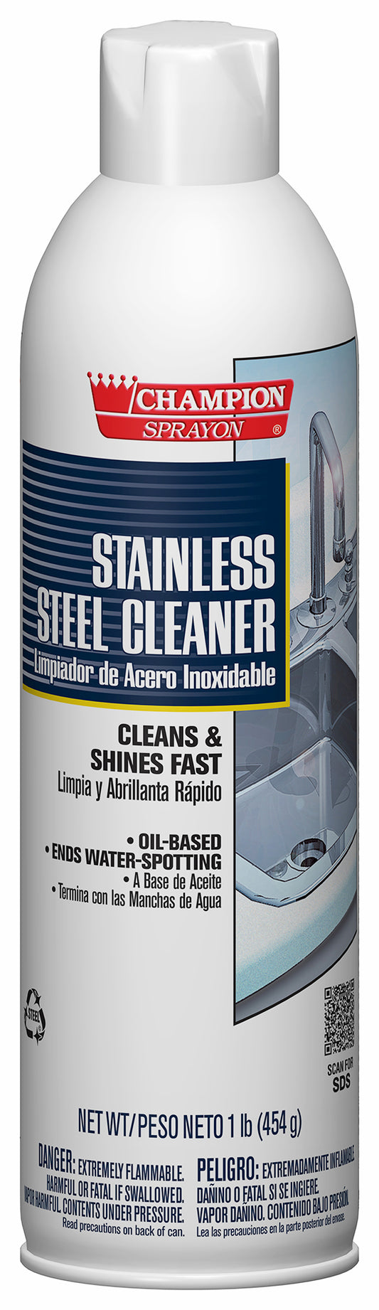 Aerosol Stainless Steel Cleaner Oil-Based
