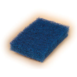 Extra Heavy Duty Scouring Pad Blue, 3 1/2" X 6" X 0.88"