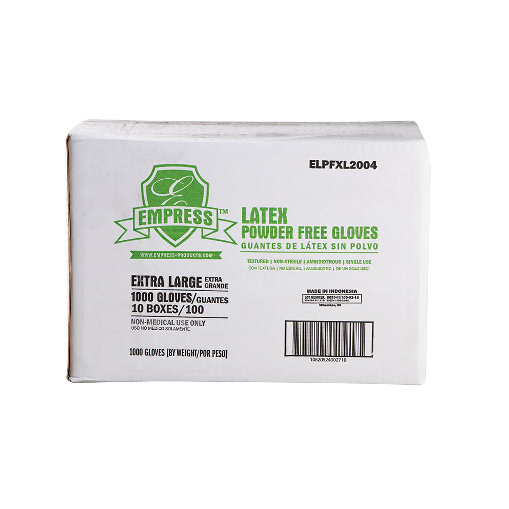 Latex Glove Powder Free Extra Large