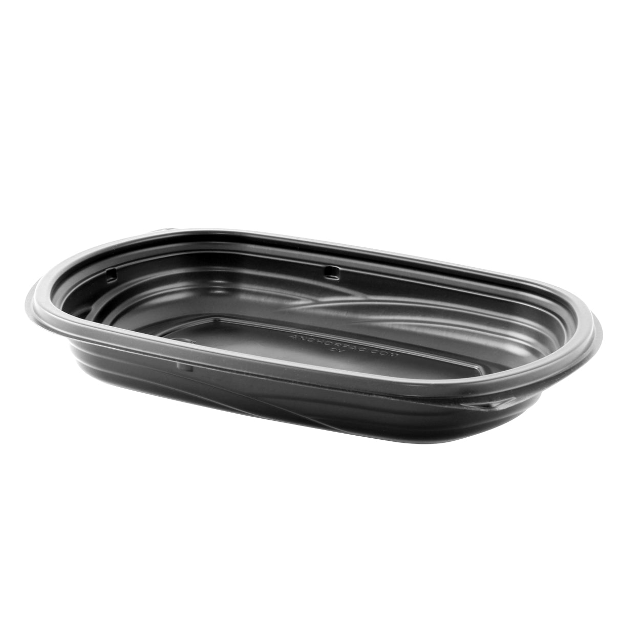 8.79x6.35x1.24 16oz Black Cont MicroRaves Polypropylene