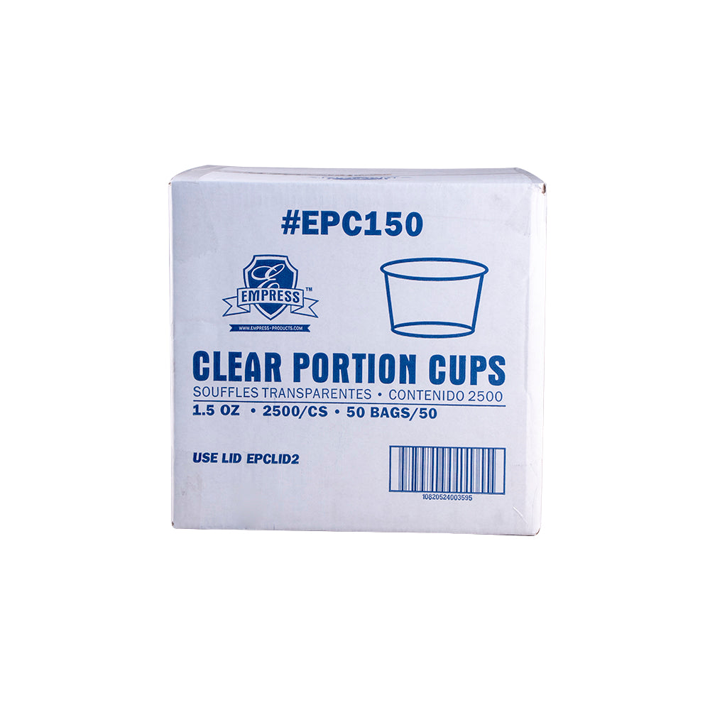 Plastic Portion Cup 1.5oz Clear