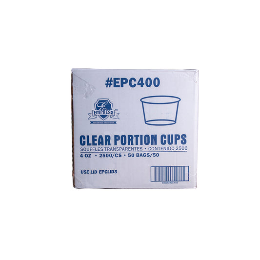 Plastic Portion Cup 4oz Clear