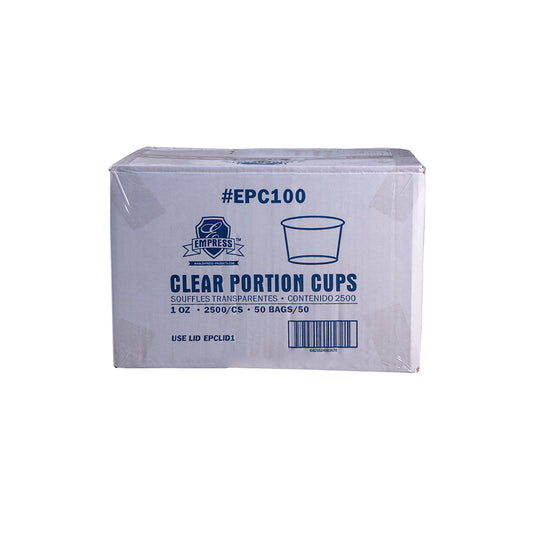 Plastic Portion Cup 1 oz, Clear