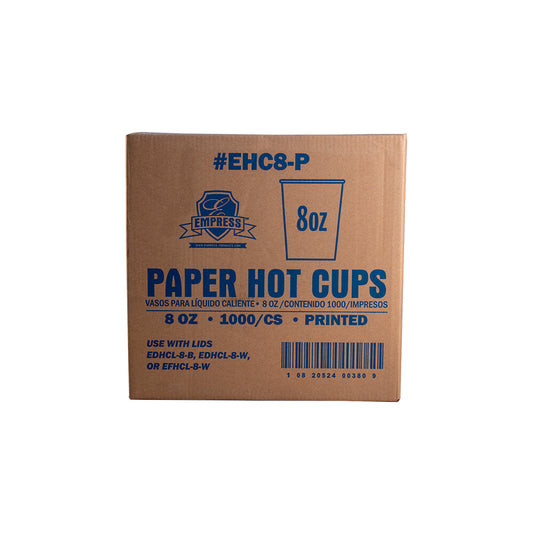 Paper Hot Cup 8oz Stock Good Day Print