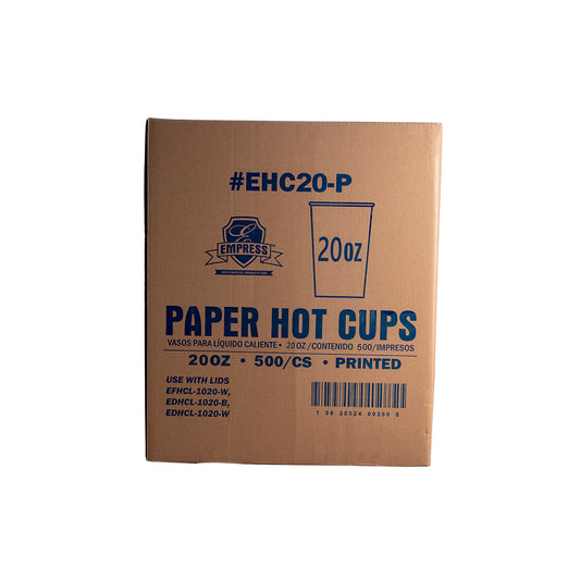 Paper Hot Cup 20oz Stock Good Day Print