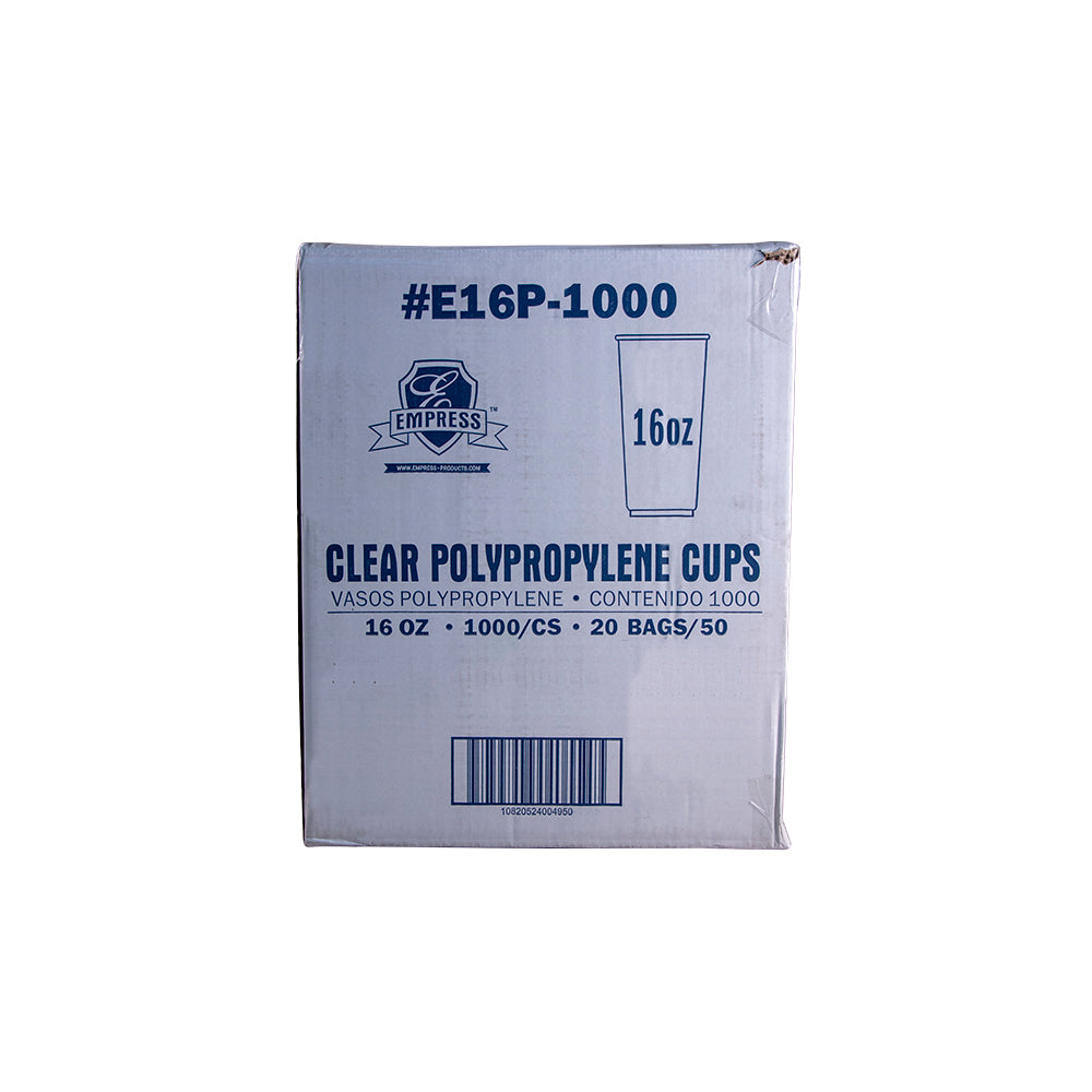 Polypro Cup 16oz Clear