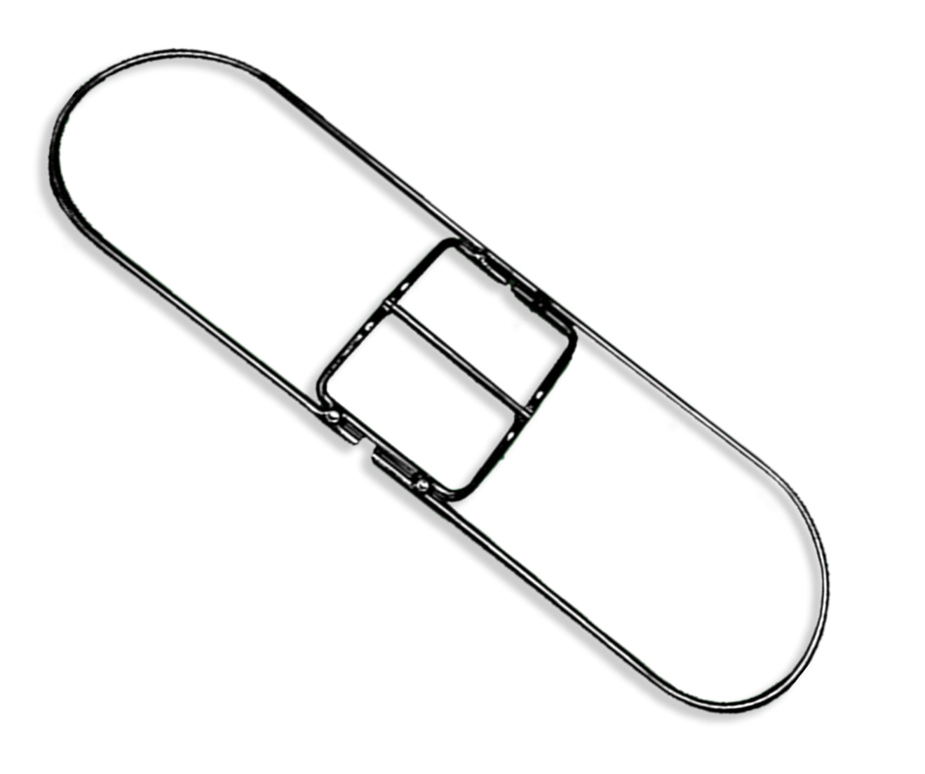 5" x 60" Metal Dust Mop Frame Black Coated