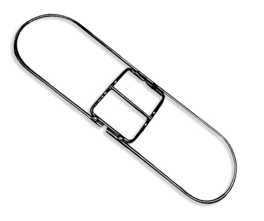 5" x 60" Metal Dust Mop Frame Black Coated