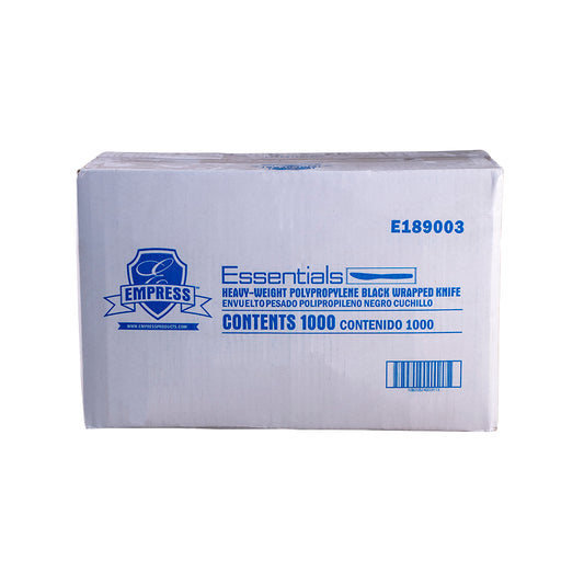 Heavy Weight Knife Polypro Black Wrapped Dense Pack