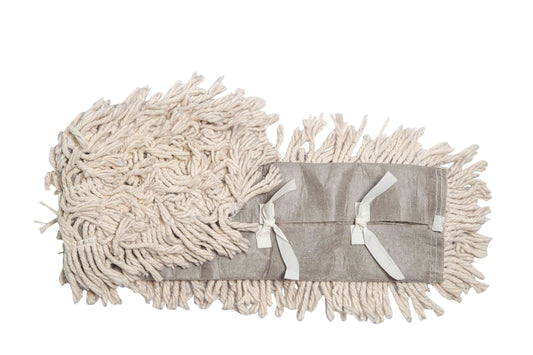 White Disposable Dust Mop 5" x 18"