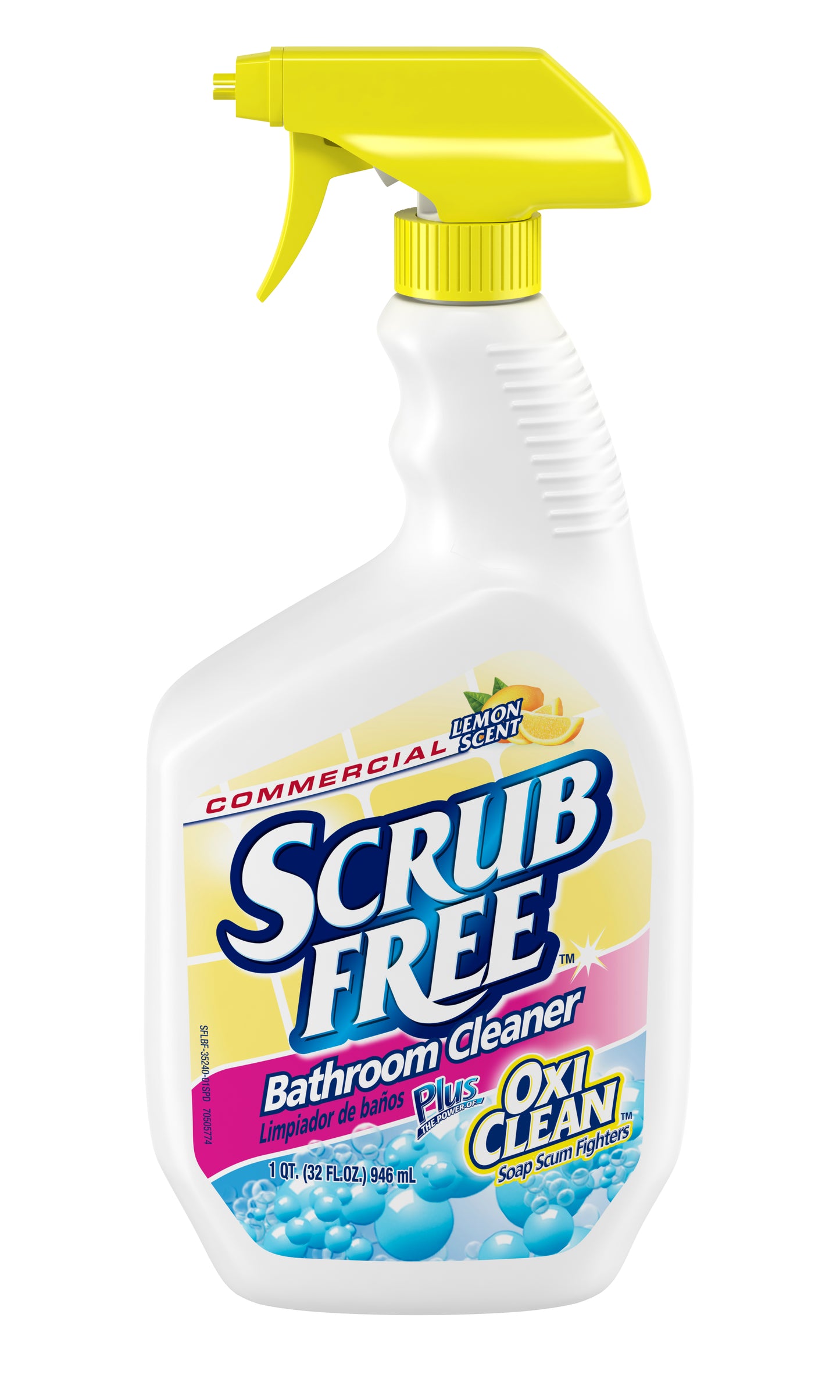 Scrub Free Lemon Bathroom Cleaner 32 oz. Lemon
