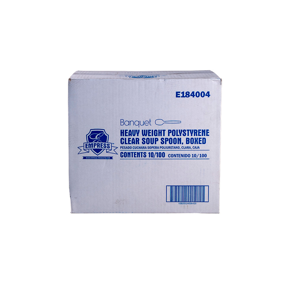 Banquet Heavy Weight Soupspoon PS Clear, Boxed