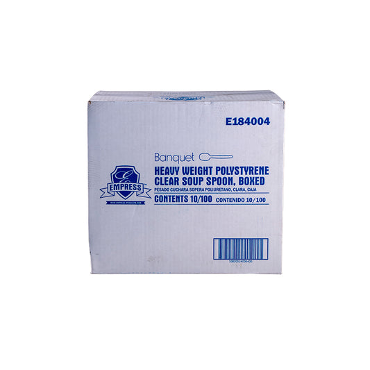 Banquet Heavy Weight Soupspoon PS Clear, Boxed