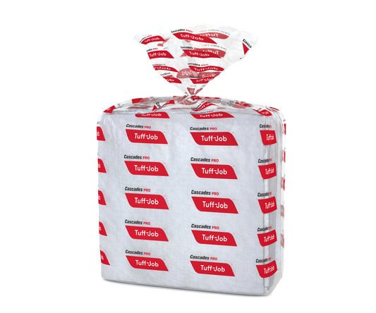 Tuff-Job High Performance Wiper White 12" X 13" 1/4 Fold