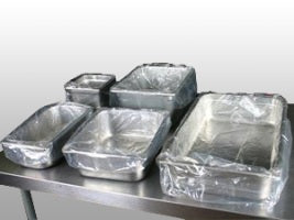 Poly-Nylon 1/2 Pan Liner Clear, 23" X 14", 1 Mil, Med & Deep