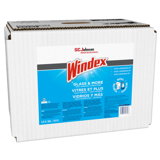 Windex Glass Cleaner w/ Ammonia-D 5 Gallon