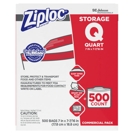 Ziploc Storage Bags 1 Quart