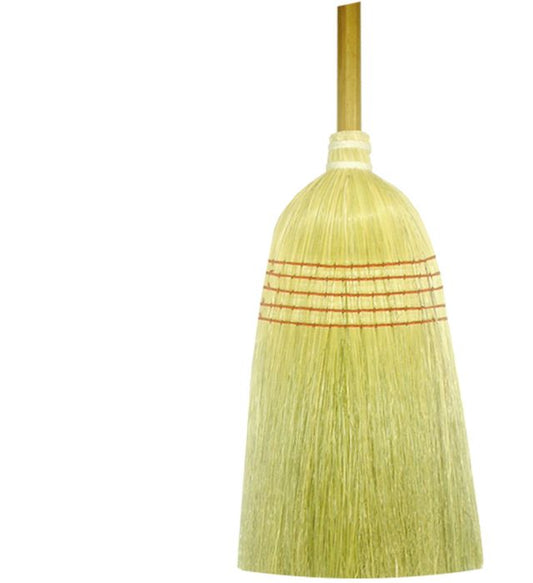 Blended No Wires Broom 24 lbs 42 x 1 1/8 Handle 5 Row Stitching