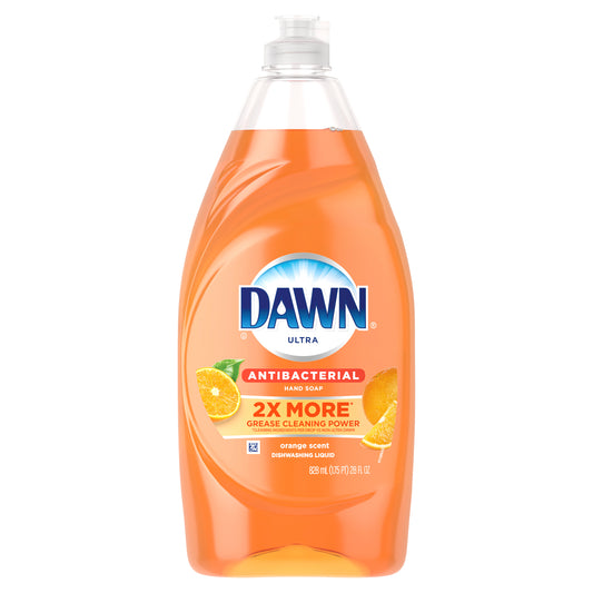 Dawn Ultra Antibacterial Dish Soap 28 oz. Orange Scent