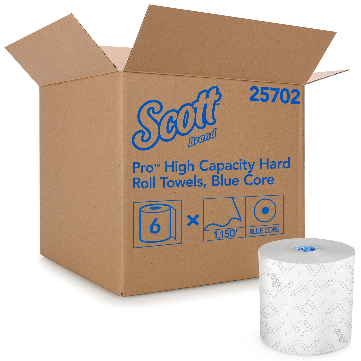 Scott Hard Roll Towels White 7.5" x 1150'