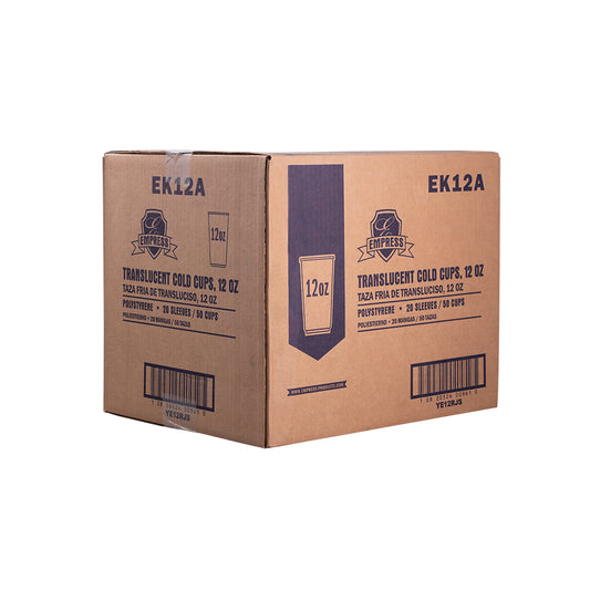 Polystyrene Cold Cup 12oz Translucent