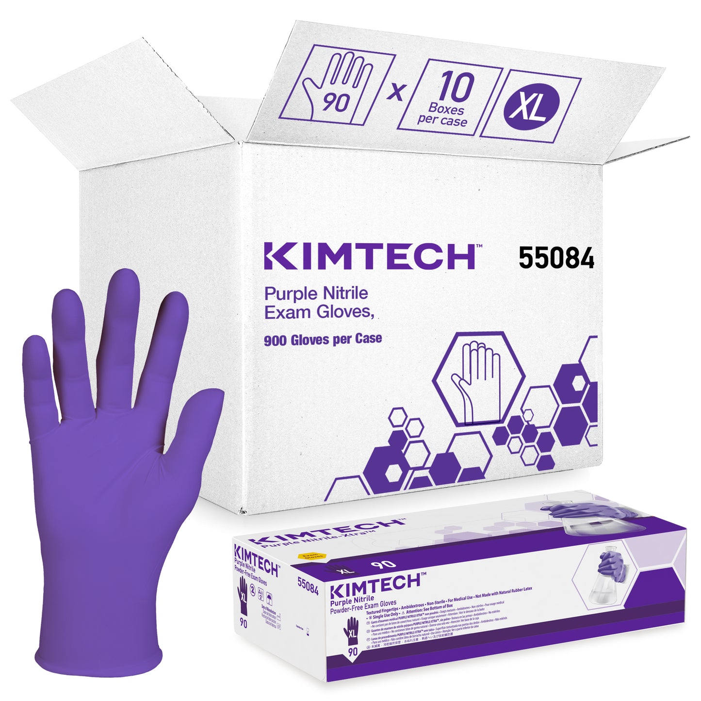 Nitrile Exam Glove Purple X-Large