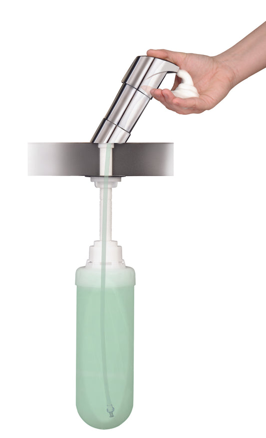 EZ Foam Counter Mount Dispenser 1000 ml, Chrome