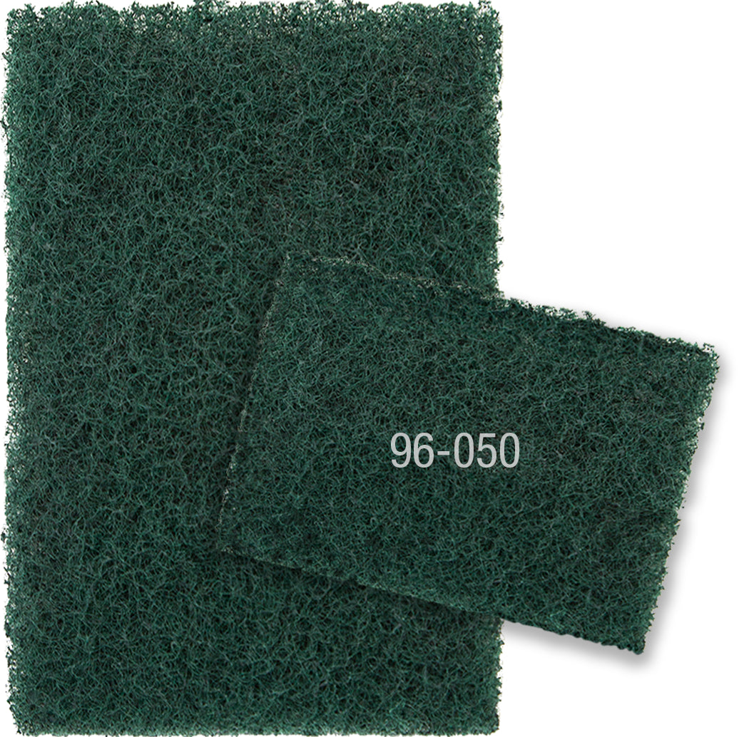General Purpose Scouring Pad Green, 3 1/2" X 6", Medium Duty