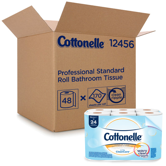 Cottonelle Ultra Soft Bath Tissue 4.2" X 4" 170 Sheets Per Roll