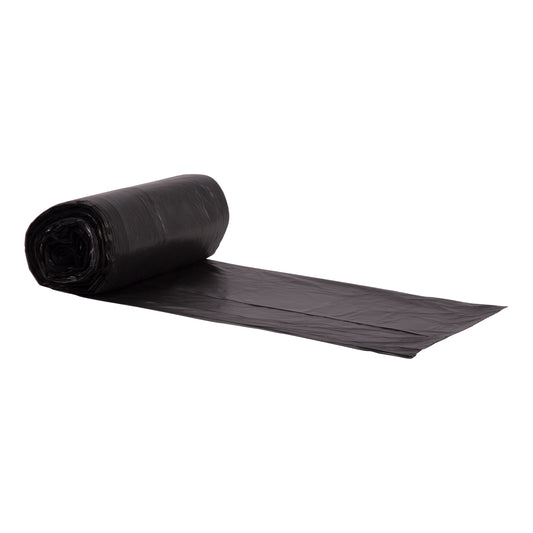 46X50 Repro Black 1.5 Mil Coreless Roll Can Liners 56 Gallon