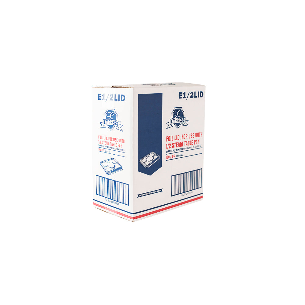 Foil Lid for 1/2 SteamTable Pan 12.68" x 10.35" x .28"