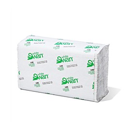 White Swan C-Fold Towel 1-Ply 13" x 10" Dash Embossing