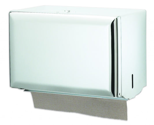 White Singlefold dispenser