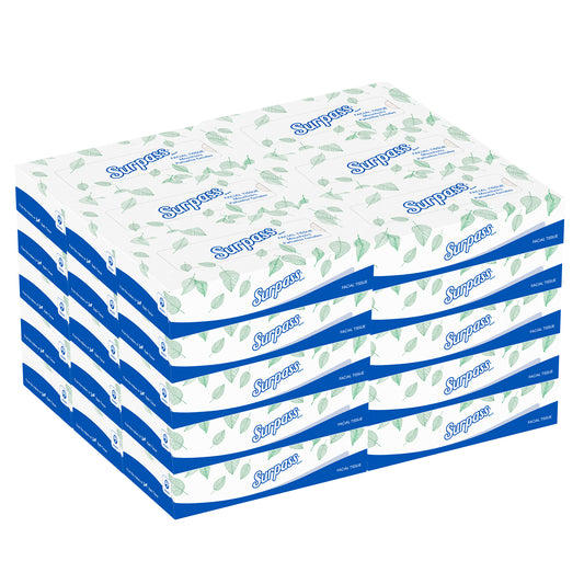 SURPASS Facial Tissue White 2 Ply 8" x 8.3"