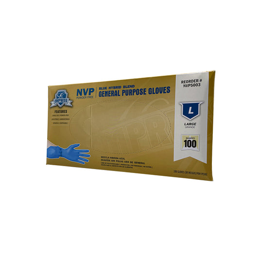 Blue Hybrid Glove Large