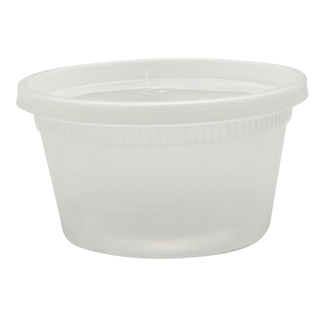 Heavy Duty Deli Containers 12 oz, Clear, Combo Pack