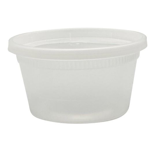 Heavy Duty Deli Containers 12 oz, Clear, Combo Pack