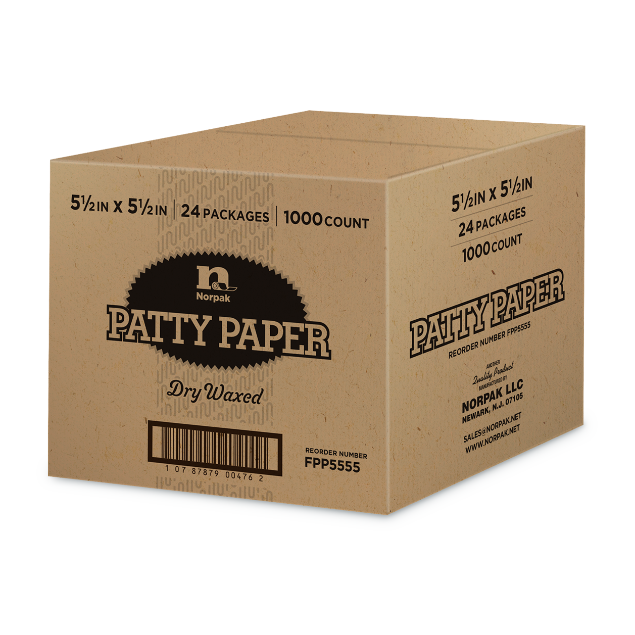 Patty Paper 5.5" x 5.5" White