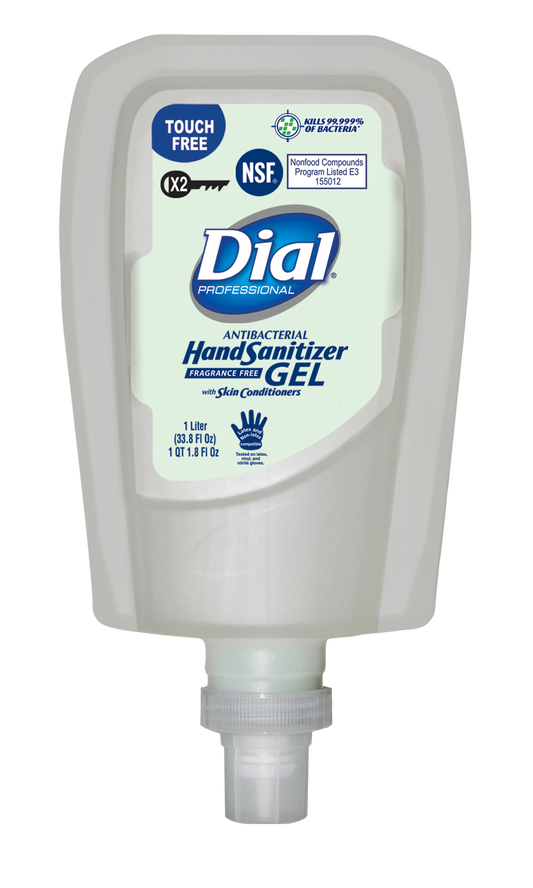 Gel Hand Sanitizer Fit X 2 Touch-Free Refill 1 Liter