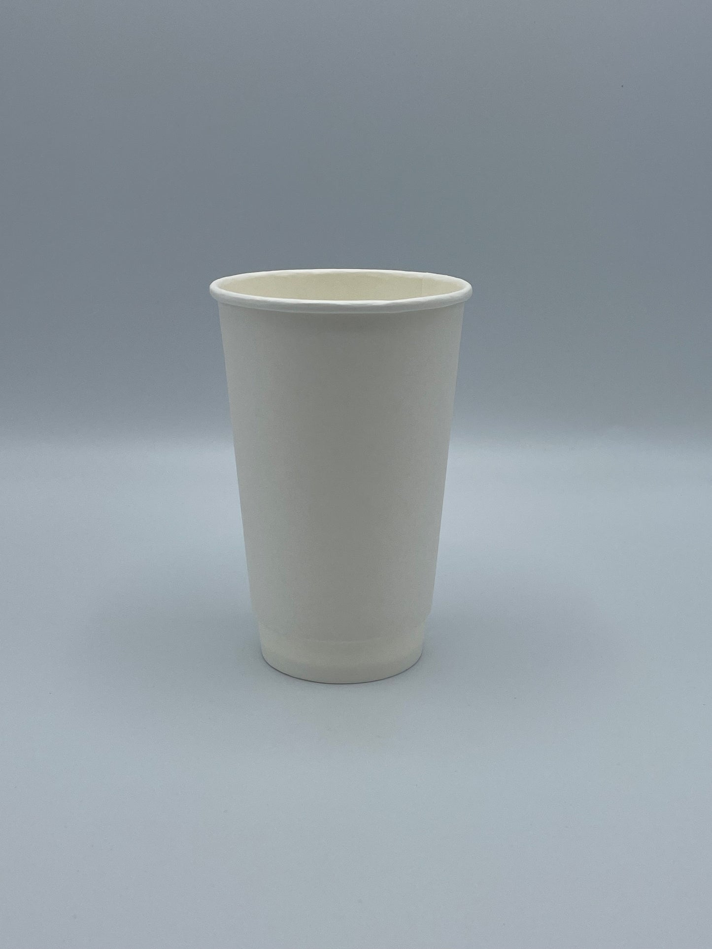 Double Wall Paper Hot Cup 16 oz White