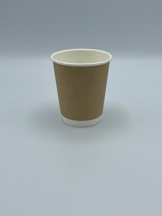 Double Wall Paper Hot Cup 8 oz Kraft