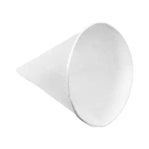 Bagged Paper Cone and Snow Cups White - 4.5 oz