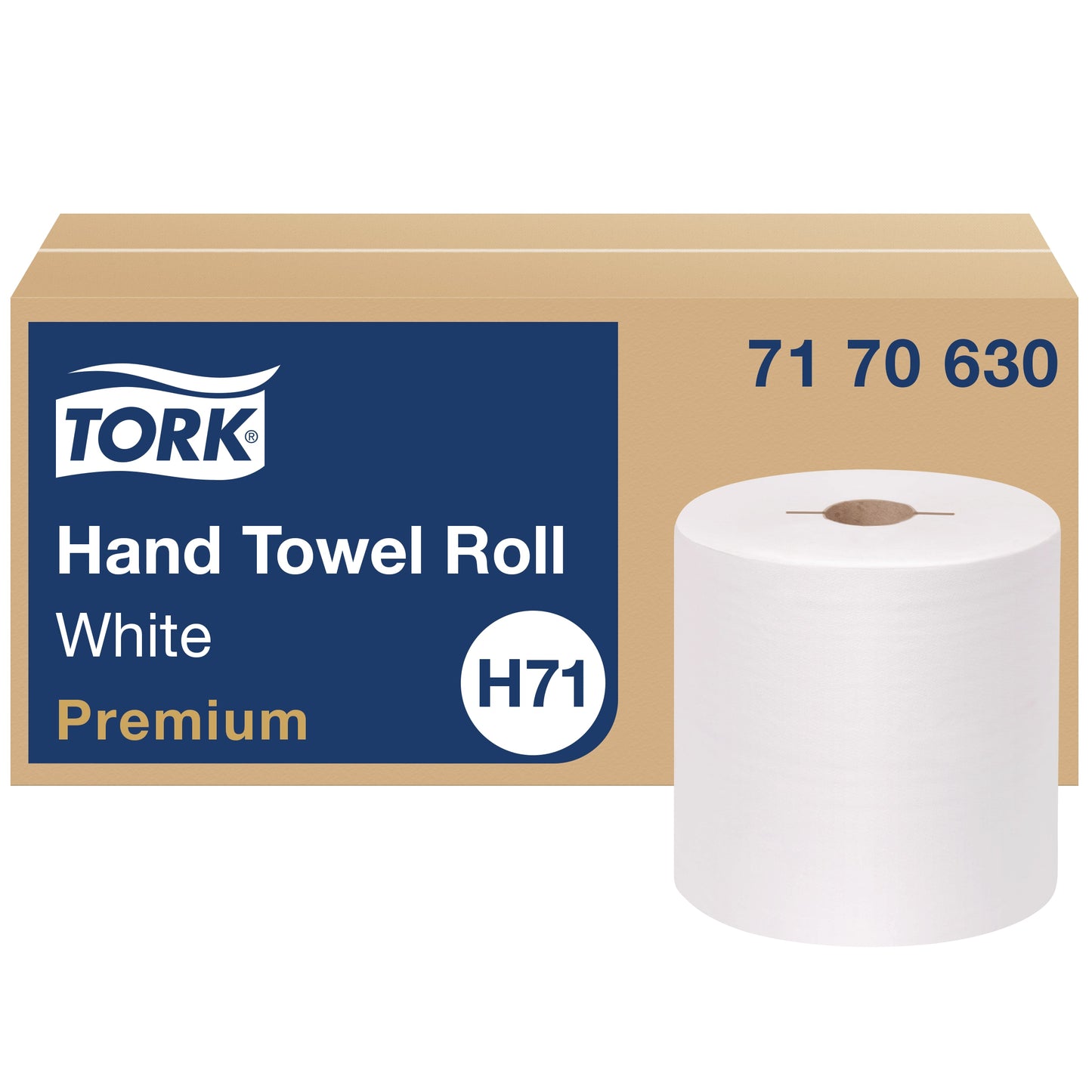 Tork Premium Hand Towel Roll 1-Ply White