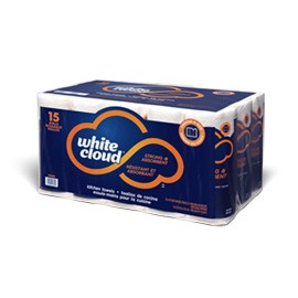 White Cloud Strong & Absorbent Kitchen Towel Ply Pack 90 sheets