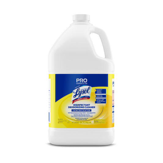 Lysol Deodorizing Cleaner 128 oz Concentrate Lemon Scent