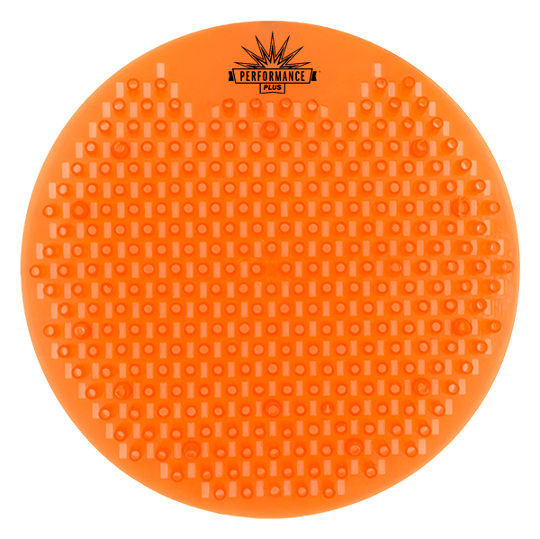 Splash Free Orange Urinal Screen Round Mango Scent